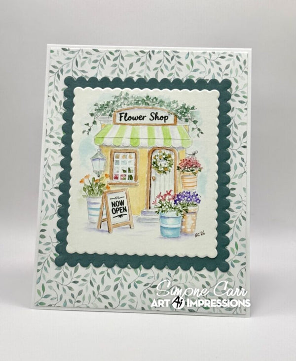 Art Impressions Clear Stamps Set - Flower Shop