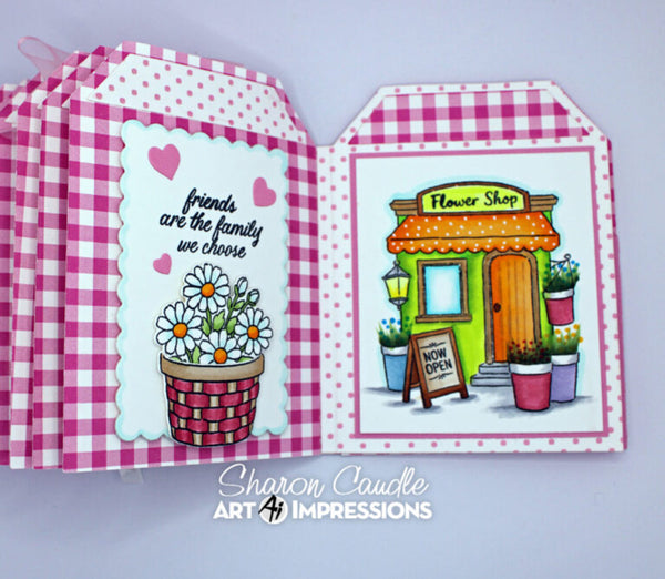 Art Impressions Clear Stamps Set - Flower Shop