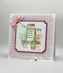Art Impressions Clear Stamps Set - Flower Signage