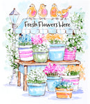 Art Impressions Clear Stamps Set - Fresh Flowers