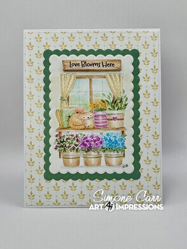 Art Impressions Clear Stamps Set - Love Blooms