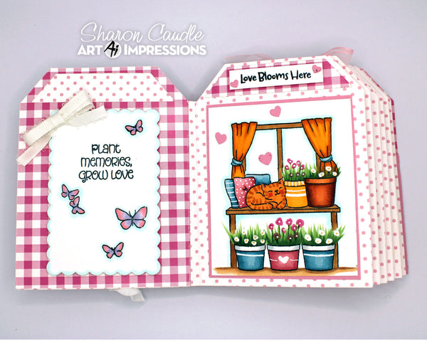 Art Impressions Clear Stamps Set - Love Blooms
