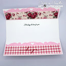 Art Impressions Clear Stamps Set - Peony Margin