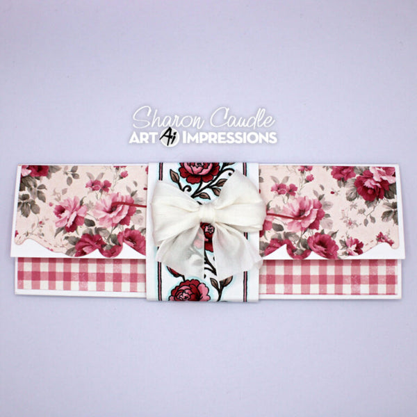 Art Impressions Clear Stamps Set - Peony Margin