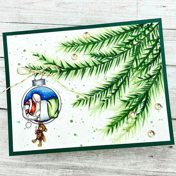 Art Impressions Clear Stamps Set - Christmas Mice