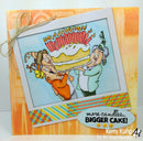 Art Impressions Clear Stamps Set - Giant Cake