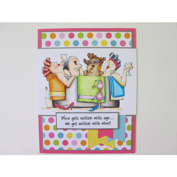 Art Impressions Clear Stamps Set - In the Tub