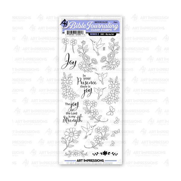 Art Impressions Clear Stamps Set - My Joy