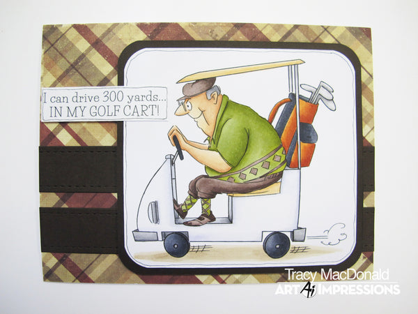 Art Impressions Clear Stamps Set - Par-Tee Golfers