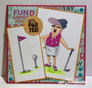 Art Impressions Clear Stamps Set - Par-Tee Golfers