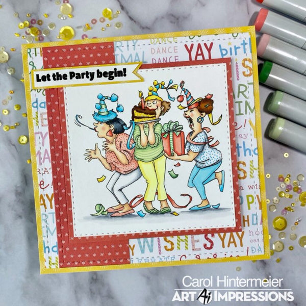 Art Impressions Clear Stamps Set - Practically Perfect