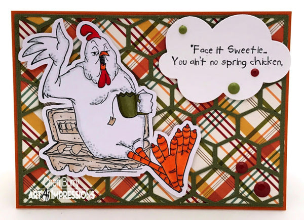 Art Impressions Clear Stamps Set - Spring Chicken