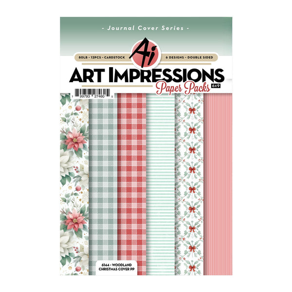 Art Impressions Woodland Christmas Cover Paper Pack