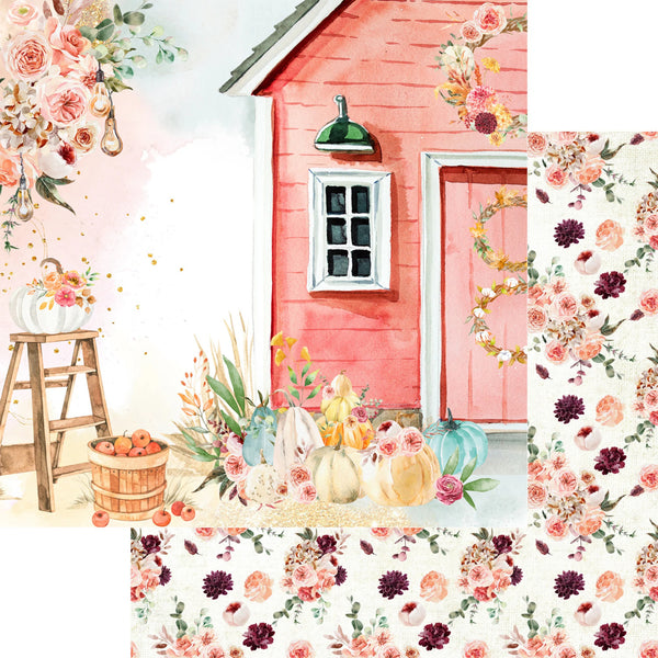 Asuka Studio Scrapbooking Paper 12" x 12" - Kawaii Paper Goods Autumn Wishes