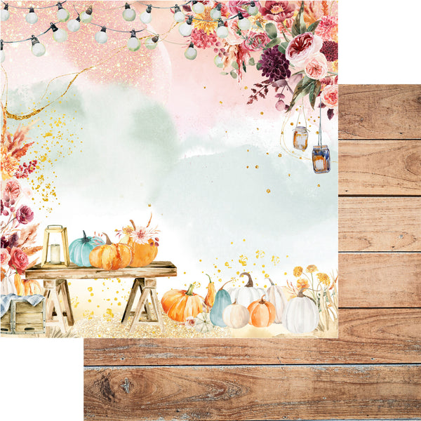 Asuka Studio Scrapbooking Paper 12" x 12" - Kawaii Paper Goods Autumn Wishes