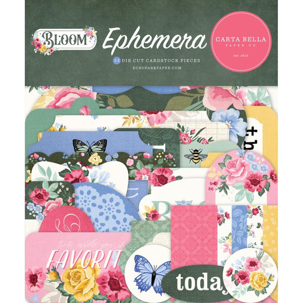 Carta Bella Cardstock Ephemera 33/Pkg Icons, Bloom*