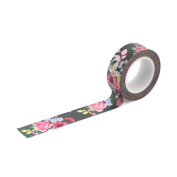 Carta Bella Bloom Washi Tape 30' Little Things Floral In Green*