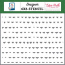 Echo Park My Best Life Stencil 6"X6" Quirky Triangles*