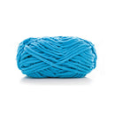 Poppy Crafts Super Soft Chenille Yarn 100g - Blue