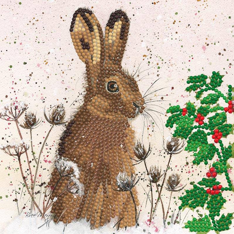 Bree Merryn Sparkle Art Card Kit - Festive Collection - Holly