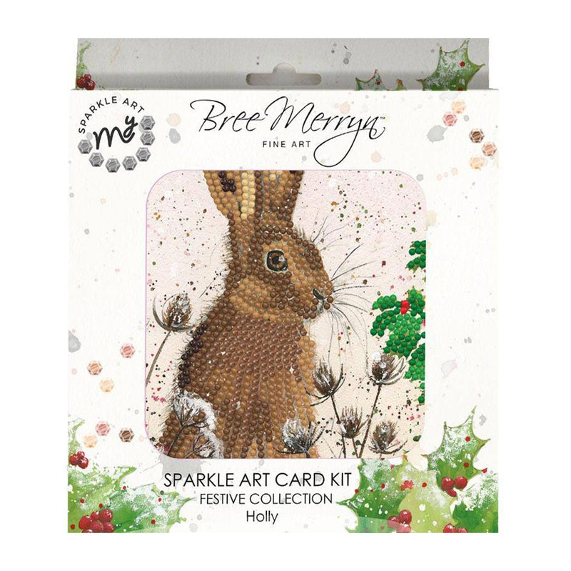 Bree Merryn Sparkle Art Card Kit - Festive Collection - Holly