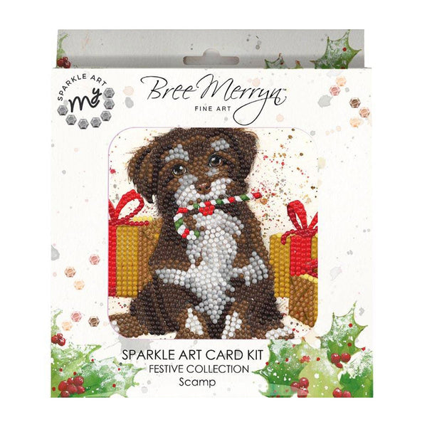 Bree Merryn Sparkle Art Card Kit - Festive Collection - Scamp