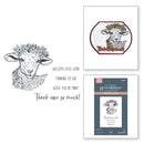 Spellbinders BetterPress Plate & Die Set by Justine Dvorak Cotton Ball