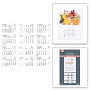 Spellbinders Press Plates From Florals Through The Year 2025 DIY Calendar*