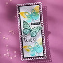 Spellbinders BetterPress Wildflowers Registration Press Plate & Die Set by Lisa Horton - Butterfly Silhouettes
