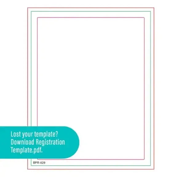 Spellbinders BetterPress Take Note Registration Press Plate - Journal Grid