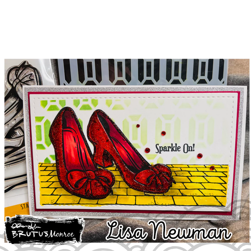 Brutus Monroe Stamps and Dies - Ruby Slippers*