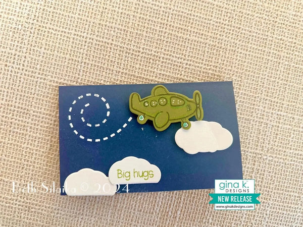Gina K Designs Stamp & Die Set - Jet Setter