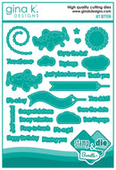 Gina K Designs Stamp & Die Set - Jet Setter