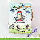 Lawn Fawn Clear Stamp Set - Backyard Bird Feeder