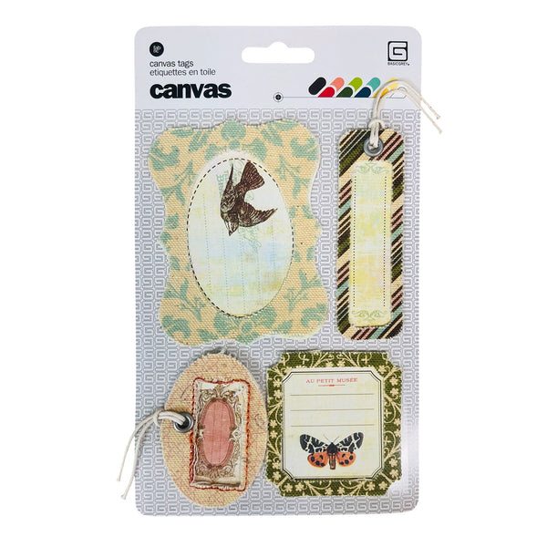 Basicgrey Canvas Tags - Curio