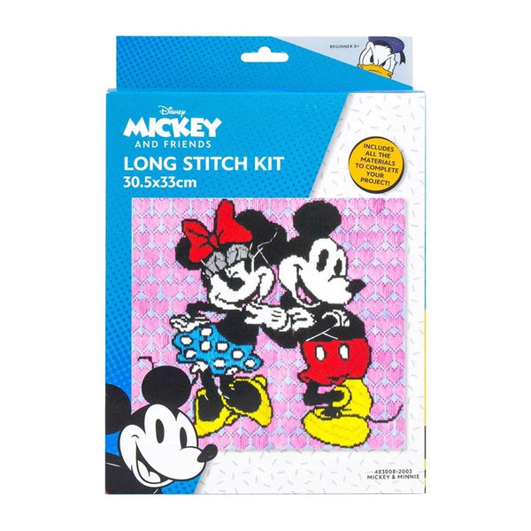 Disney Longstitch Kit 30.5x33cm - Mickey & Minnie