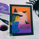 Hero Arts Fancy Dies Peeking Witch*