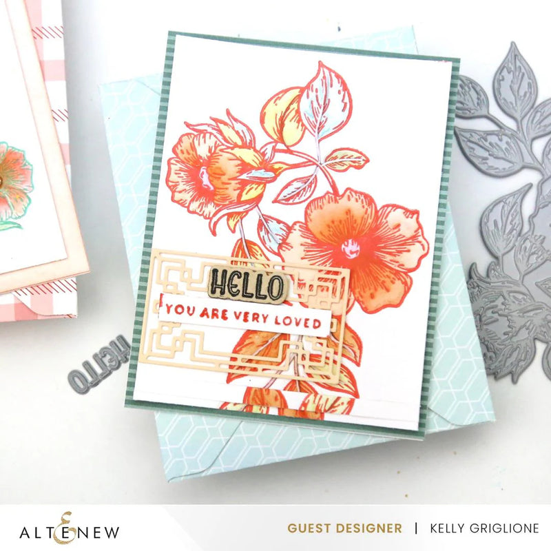 Altenew Blossoming Bouquet Botanical 3D Embossing Folder