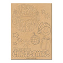 Brutus Monroe Chipboard - Groovy Christmas