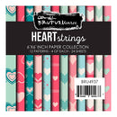 Packaging of Brutus Monroe Heart Strings paper collection with heart-themed designs.