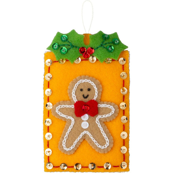 Buciall Felt Gift Tags Applique Kit Set Of 12 - Holiday Gift Tags