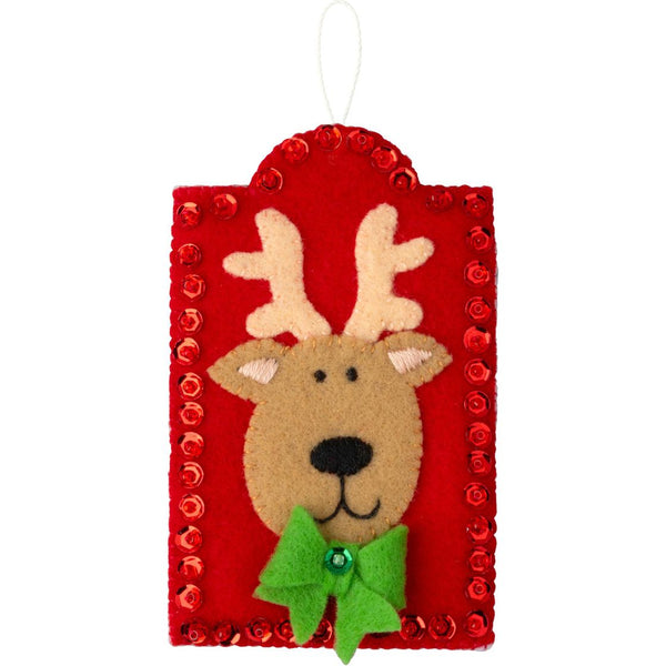 Buciall Felt Gift Tags Applique Kit Set Of 12 - Holiday Gift Tags