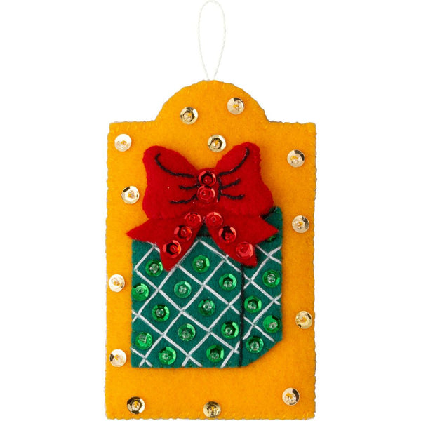 Buciall Felt Gift Tags Applique Kit Set Of 12 - Holiday Gift Tags