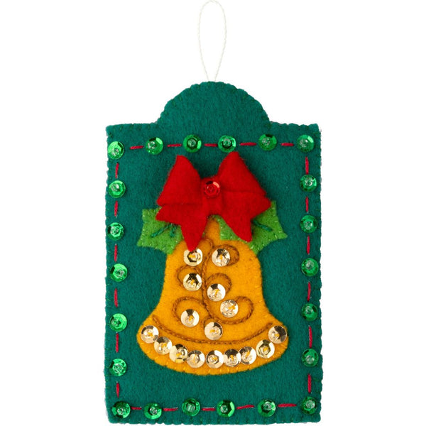 Buciall Felt Gift Tags Applique Kit Set Of 12 - Holiday Gift Tags