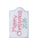 Buciall Felt Gift Tags Applique Kit Set Of 12 - Holiday Gift Tags