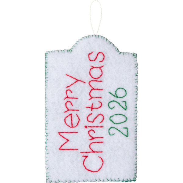 Buciall Felt Gift Tags Applique Kit Set Of 12 - Holiday Gift Tags