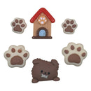 Buttons Galore Flatbackz Embellishments - Pup Patrol