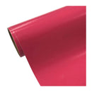 Roll of red vinyl wrap on a white background