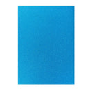 Poppy Crafts A4 Premium Glitter Cardstock 10 Pack - Beautiful Blue