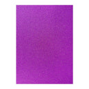 Poppy Crafts A4 Premium Glitter Cardstock 10 Pack - Purple Purple